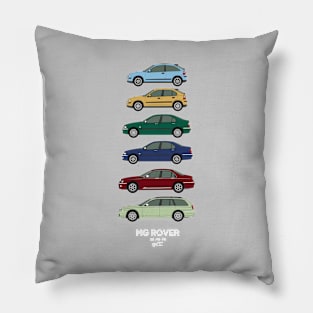 MG Rover car collection Pillow