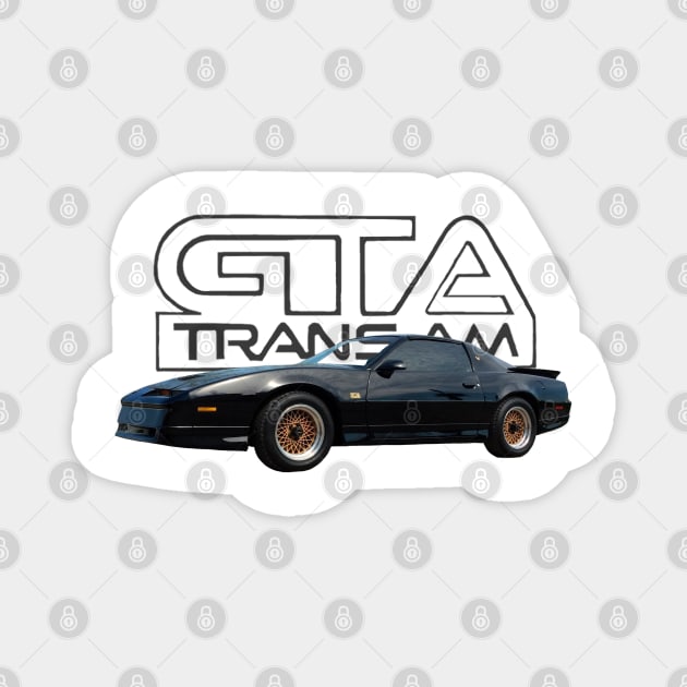 1989 Pontiac Firebird Trans AM GTA Magnet by Permages LLC