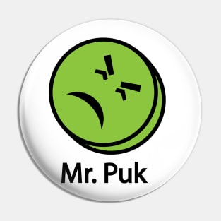 Mr. Puk (Mr. Yuk's Offspring) Pin