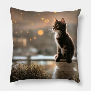 Cat Lovers Cute Kittens Pillow