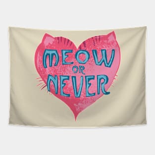 MEOW OR NEVER Tapestry