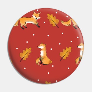 Autumn is here - Life of a Fox Pin