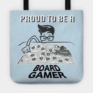 Proud to be a Board Gamer (Black) Tote