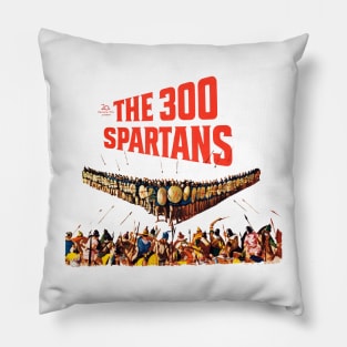 The 300 Spartans Movie Poster Pillow