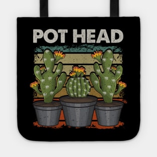 Funny Pot Head Gardening & Plant Pun Tote