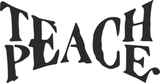 Teach Peace Motivational Inspirational T-Shirt Magnet