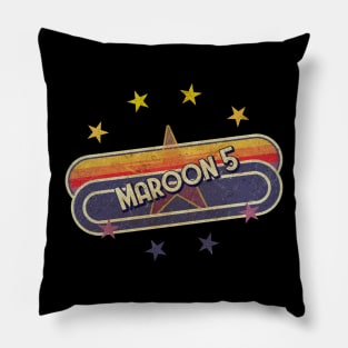 Maroon 5 ElaCuteOfficeGirl Vintage Pillow