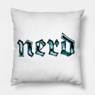 Nerd - Typography Geek Gift Pillow