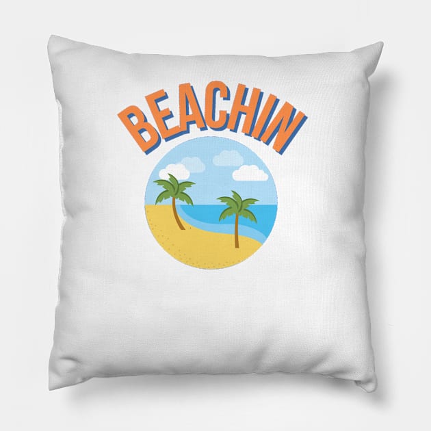 Beachin Pillow by MMC