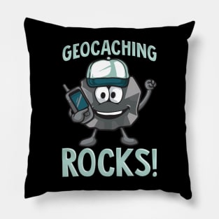 Geocaching Rocks Pillow