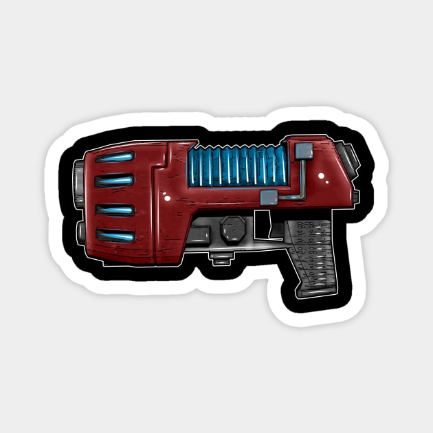 Plasma Pistol Magnet by SimonBreeze