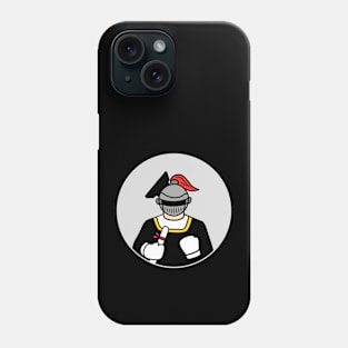 Cute knight graduation - chibi style Phone Case