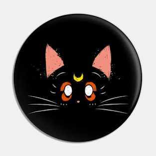 Luna cat Pin