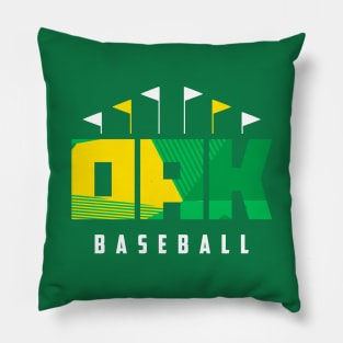 OAK Baseball Ballpark Pillow