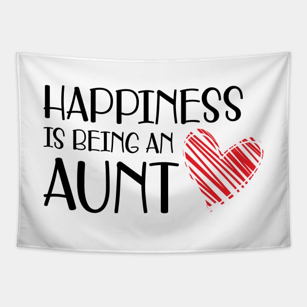 Aunt - Happiness is being an aunt Tapestry by KC Happy Shop