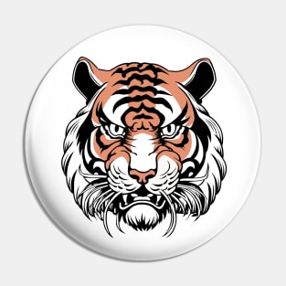 Tiger Head - Bengal Pin