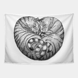 Cat's love dreams G21-021 Tapestry