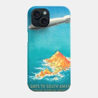 In 3 Days to South America Vintage Poster 1935 Phone Case