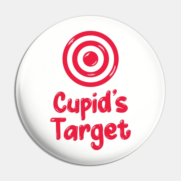 Cupid Bow, Cupid Arrow, Cupid Target Pin by Digital Borsch