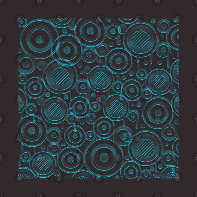 Abstract round pattern (dark green) by Sinmara