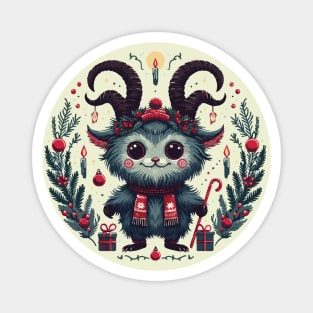 Baby Krampus Christmas Magnet