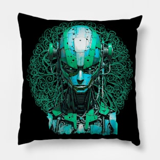 Evil Robot Pillow