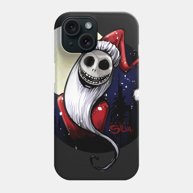 Santa Jack! Phone Case by dsilvadesigns