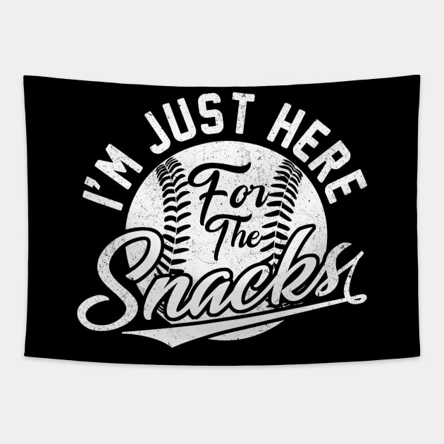 I'm Just Here For The Snacks Tapestry by sopiansentor8