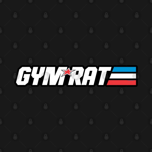 Gym Rat - Nostalgic Joe Soldier Logo Style by Cult WolfSpirit 