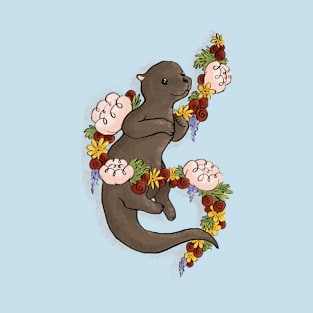 Floral Otter T-Shirt