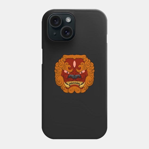 Oriental Protector Phone Case by Adastumae