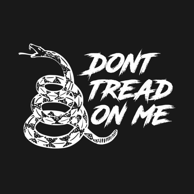 Don't Tread on Me - Black by The Libertarian Frontier 