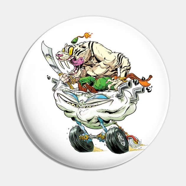 Sabertooth Swordsman fink Pin by Aaron Conley Awesome