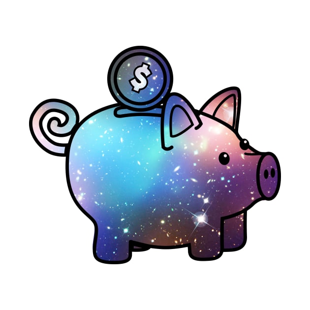 Galaxy Piggy by Pride Pocket