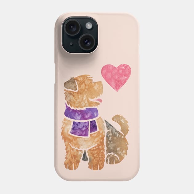 Norfolk Terrier Phone Case by animalartbyjess