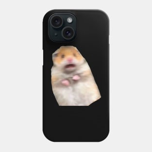 hamster meme peace sign Phone Case