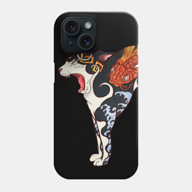 Monmon japan cat Phone Case by NevermindOnArt