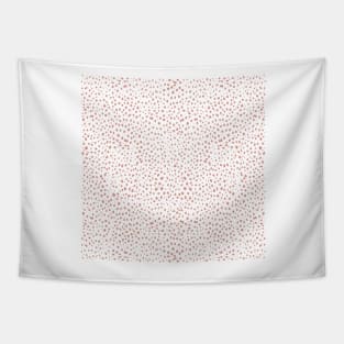 Dalmatian Pink Spots - Minimal Polka Dots Tapestry