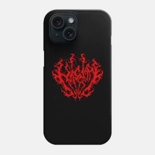 SIGMA MALE metal logo red Phone Case