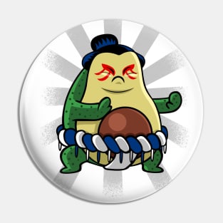 Avocado Sumo Pin