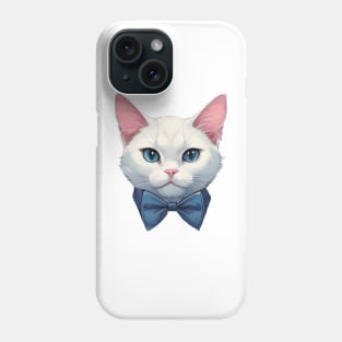 Fancy Cat with Bowtie no.10 Phone Case