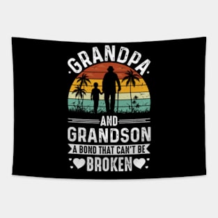 Grandpa And Grandson A Bond That Can't be Broken Tapestry