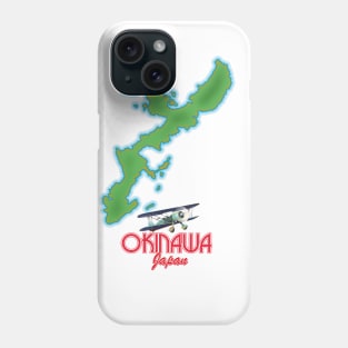 Okinawa Japan map Phone Case