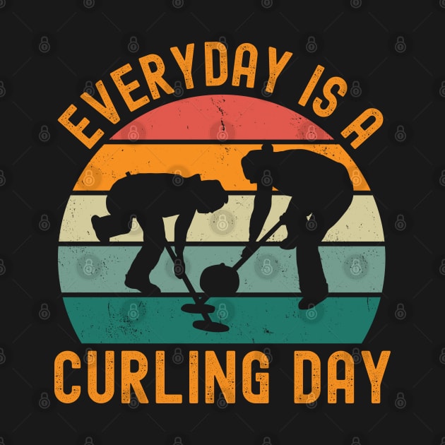 Everyday Is A Curling Day by footballomatic