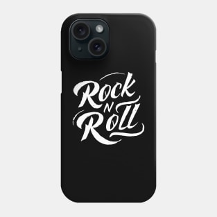 rock n roll logo Phone Case