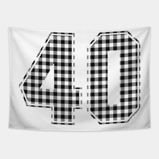 Plaid Number - 40 - Dark Tapestry