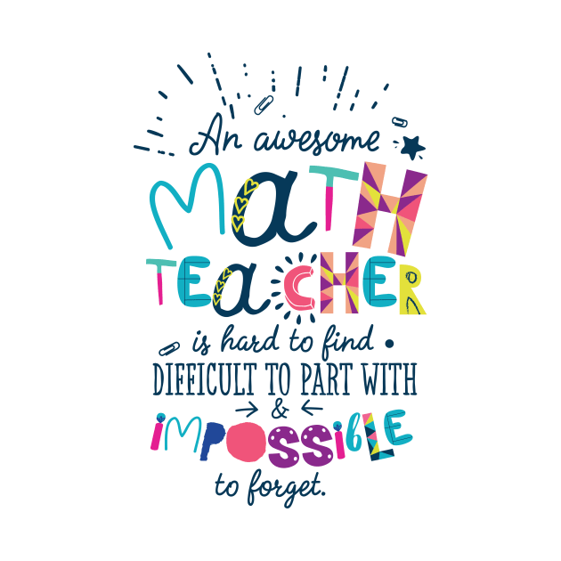 An Awesome Math Teacher Gift Idea - Impossible to forget by BetterManufaktur