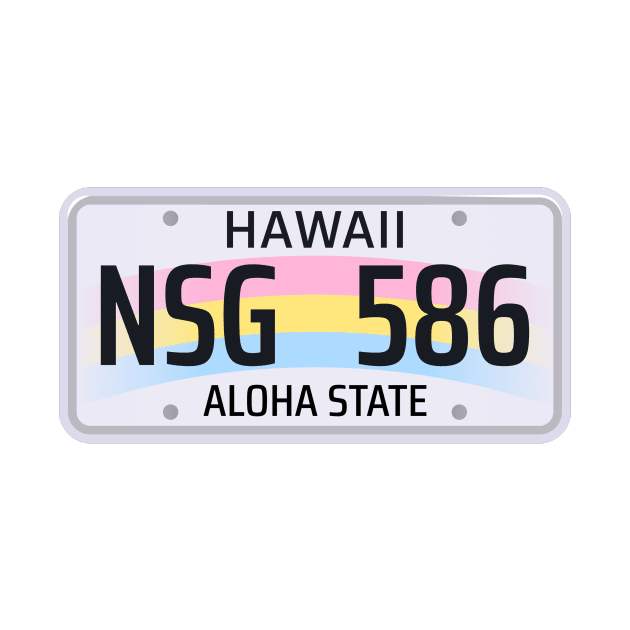 Hawaii License Plate by kani