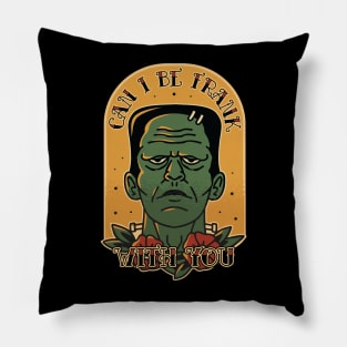 Can I be Frank with You - Tattoo Inspired graphic Pillow