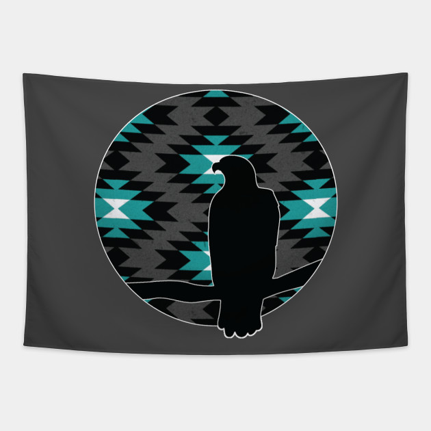 Sitting Eagle 3 Flying Eagle Wings Silhouette Tapestry Teepublic Download 470 eagle silhouette free vectors. teepublic